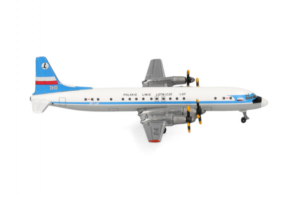 Herpa Wings Ilyushin IL-18 LOT Polish SP-LSF 1:500 Modellflugzeug