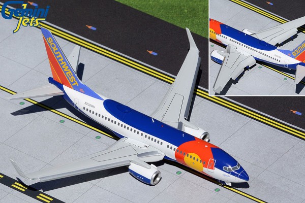 Boeing 737-700 Southwest Airlines "Colorado One" Flaps Down Version N230WN Scale 1/200