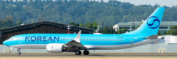 JC Wings Boeing 737-MAX8 Korean "NC" HL8567 1:400 Modellflugzeug