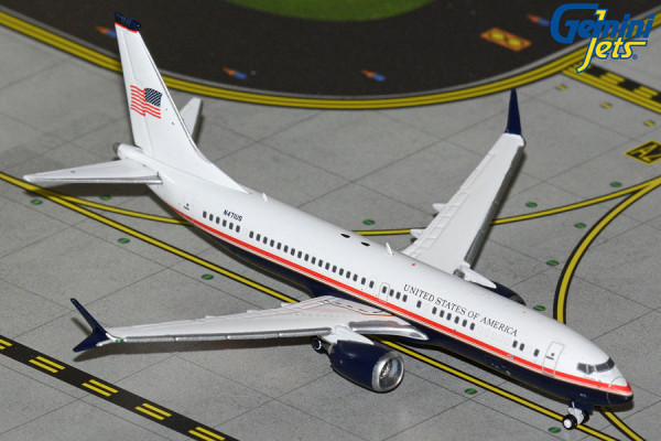 GeminiJets Boeing 737-MAX8 U.S. Air Force USAF N471US 1:400 Modellflugzeug