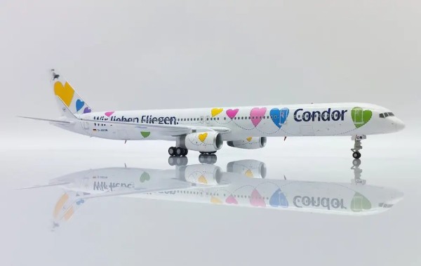 JC Wings Boeing 757-300 Condor "Wir lieben Fliegen" D-ABON 1:200 Modellflugzeug
