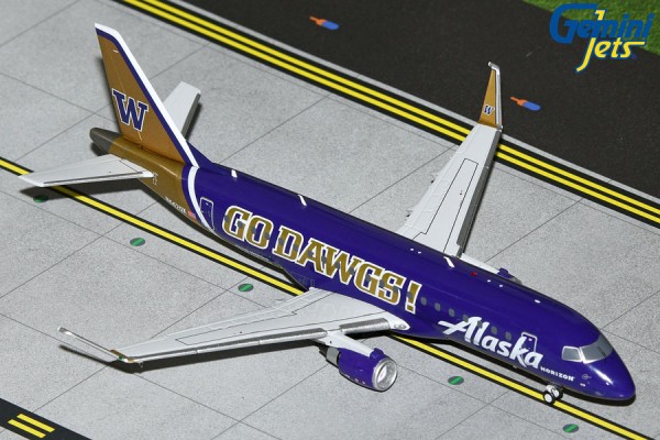GeminiJets Embraer 175 Alaska Horizon Air "Go Dawgs" N662QX 1:200 Modellflugzeug