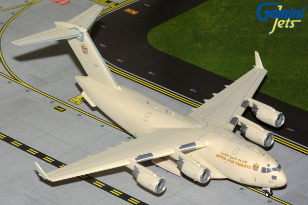 GeminiJets Boeing C-17A Globemaster III United Arab Emirates Air Force 1228 1:200 Modellflugzeug