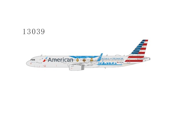 Airbus A321-200/w American Airlines new "Flagship Valor" N167AN Scale 1/400