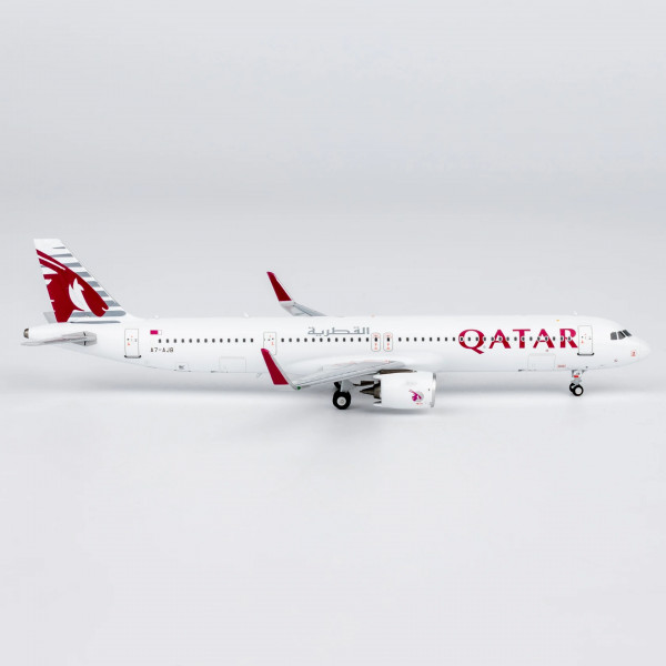 NG Model Airbus A321neo Qatar "Qatar's first neo" A7-AJB 1:400 Modellflugzeug