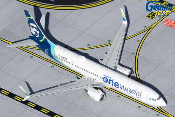Boeing 737-900ER Alaska Airlines "oneworld" Livery N487AS Scale 1/400