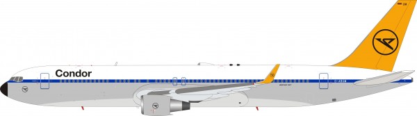 Boeing 767-300 Condor "Retro" D-ABUM plus stand Scale 1/200