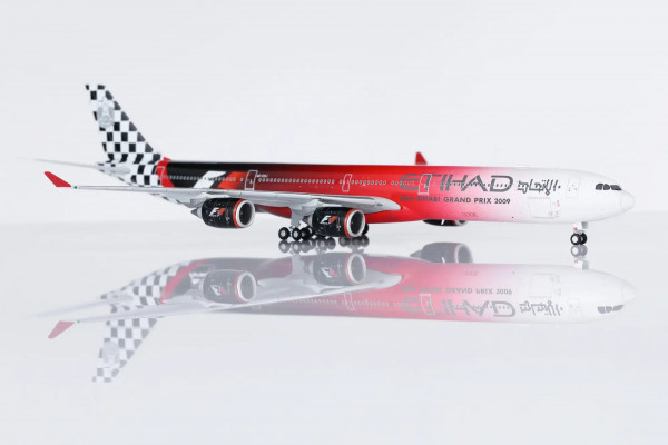 HX Models Airbus A340-600 Etihad "Abu Dhabi GP 2009" A6-EHJ 1:400 Modellflugzeug