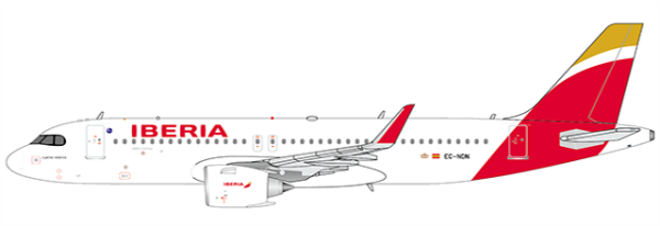 Airbus A320neo Iberia EC-NDN Scale 1/400