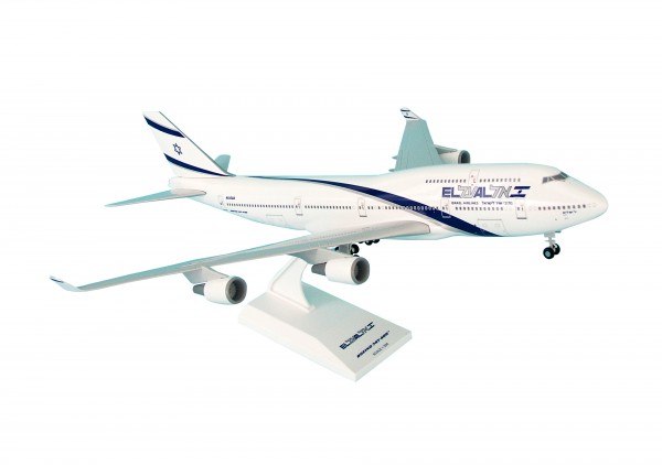 Boeing 747-400 EL AL Israel Airlines 4X-ELD Scale 1/200 w/Gear