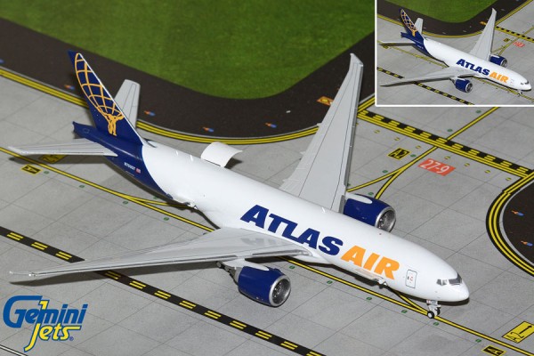 GeminiJets Boeing 777-200F Atlas Air N703GT 1:400 Modellflugzeug