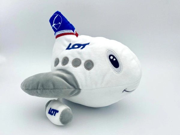 Plush Aircraft LOT Polish Airlines 25cm