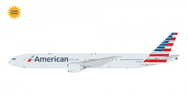 GeminiJets Boeing 777-300ER American Flaps Down N722AN 1:200 Modellflugzeug