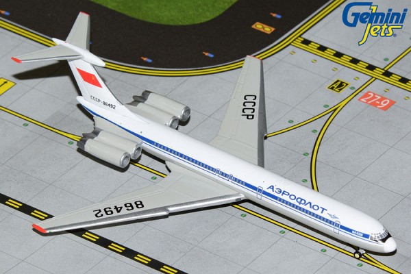 Gemini Ilyushin IL-62M Aeroflot CCCP-86492 1:400 Modellflugzeug