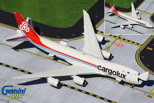 Boeing 747-8F Cargolux LX-VCA Scale 1/400