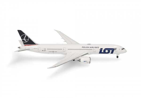 Herpa Wings Boeing 787-9 LOT Polish SP-LSF 1:500 Modellflugzeug