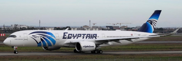 JC Wings Airbus A350-900 Egyptair Flaps Down SU-GGE 1:400 Modellflugzeug