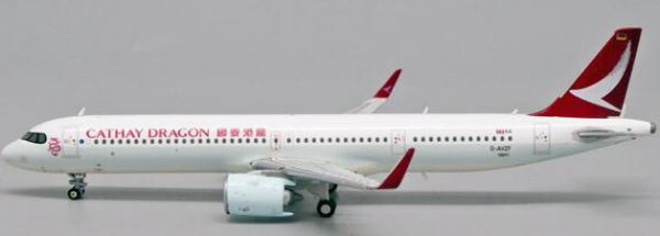 JC Wings Airbus A321neo Cathay Dragon "Before delivery" D-AVZF 1:400 Modellflugzeug