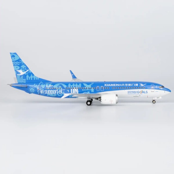 NG Model Boeing 737-MAX8 Xiamen "UN Dream" B-20CP 1:200 Modellflugzeug