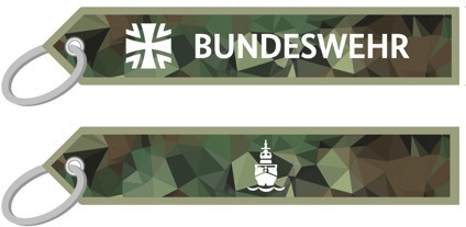 Key ring - Bundeswehr MARINE Camouflage 160 x 30 mm #