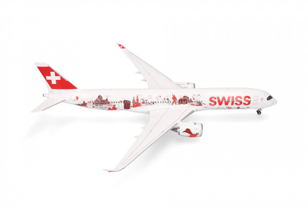 Herpa Wings Airbus A350-900 SWISS "Wanderlust" HB-IFA 1:200 Modellflugzeug