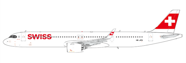 Airbus A321neo Swiss HB-JPB Scale 1/400