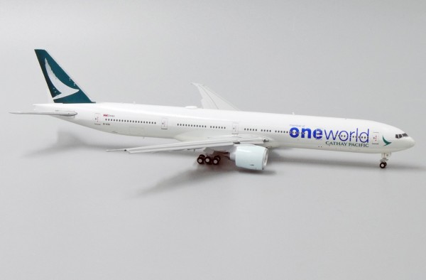 Boeing 777-300ER Cathay Pacific Airways "OneWorld Livery" Flaps Down Version B-KQI Scale 1/400