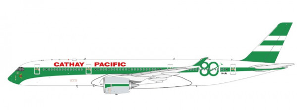 JC Wings Airbus A350-900 Cathay Pacific "80th Anniversary" Flaps Down B-LRJ 1:200 Modellflugzeug