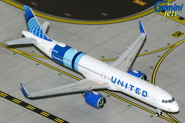 GeminiJets Airbus A321neo United "Coastliner" 1:400 Modellflugzeug