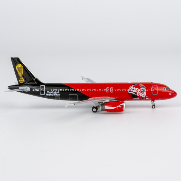 NG Model Airbus A320-200 Titan "Coca-Cola FIFA World Cup" G-POWK 1:400 Modellflugzeug