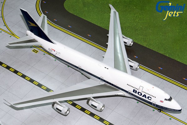 Boeing 747-400 British Airways "BOAC Retro Livery" G-BYGC Scale 1/200