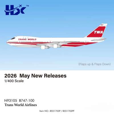 HX Models Boeing 747-100 Pan Am Dashing Wave N749PA 1:400 kaufen
