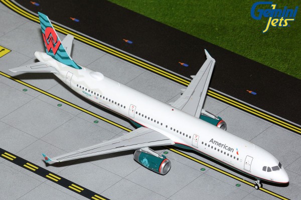 GeminiJets Airbus A321-200 American "America West" Heritage N580UW 1:200 Modellflugzeug