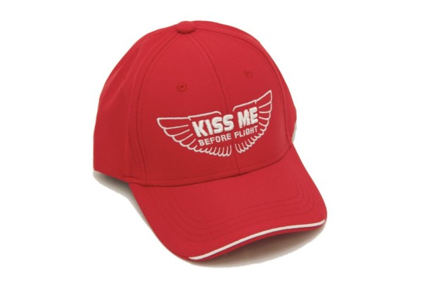 Basecap KISS ME BEFORE FLIGHT