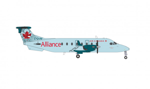 Herpa Wings Beechcraft 1900D Air Canada Alliance C-GAAV 1:200 Modellflugzeug