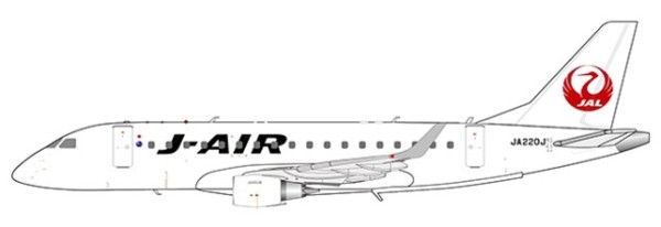 Embraer 170-100STD J-Air JA220J Scale 1/200