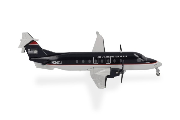 Herpa Wings Beechcraft 1900D US Airways N124CJ 1:200 Modellflugzeug