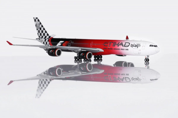 HX Models Airbus A340-600 Etihad "Abu Dhabi GP 2015" A6-EHJ 1:400 Modellflugzeug