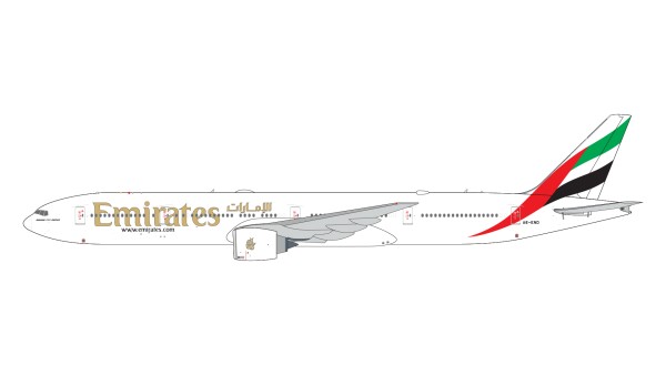 Boeing 777-300ER Emirates no Expo logo or marking A6-END Scale 1/400