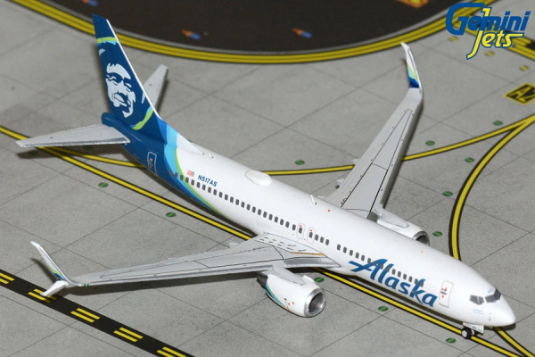 GeminiJets Boeing 737-800 Alaska N517AS 1:400 Modellflugzeug