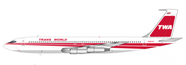 JC Wings Boeing 707-300 Trans World TWA N28727 1:400 Modellflugzeug
