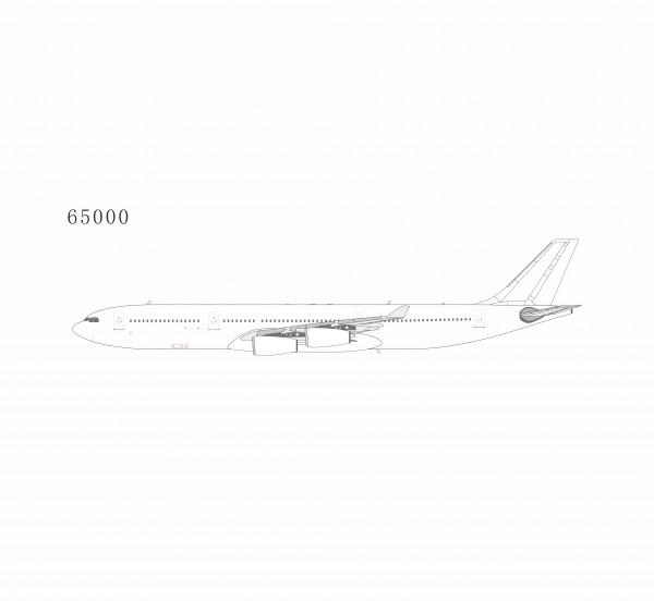 NG Model Airbus A340-300 Blank white Model 1:400 Modellflugzeug