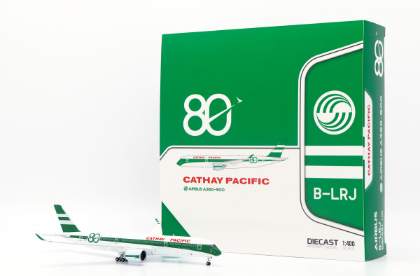 JC Wings Airbus A350-900 Cathay Pacific "80th Anniversary" Flaps Down B-LRJ 1:400 Modellflugzeug