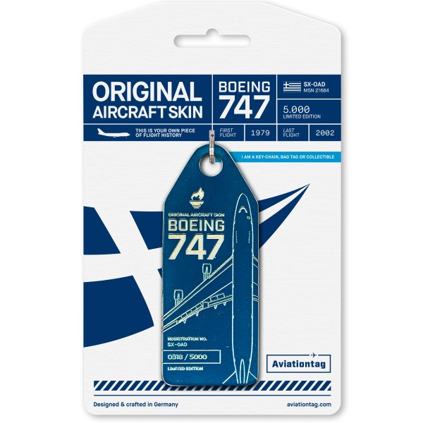 Aviationtag Boeing 747 – SX-OAD #