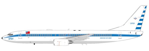 Boeing 737-800 Taiwan Air Force 3701 Scale 1/200