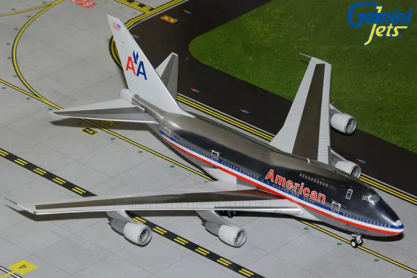 GeminiJets Boeing 747SP American "747 LuxuryLiner" N601AA 1:200 Modellflugzeug