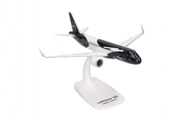 Herpa Snap-Fit Airbus A320neo Lufthansa "100th Anniversary" D-AING 1:200 Modellflugzeug