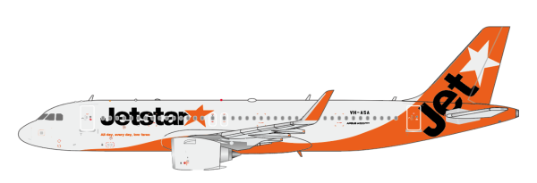 JC Wings Airbus A320neo Jetstar VH-A5A 1:400 Modellflugzeug