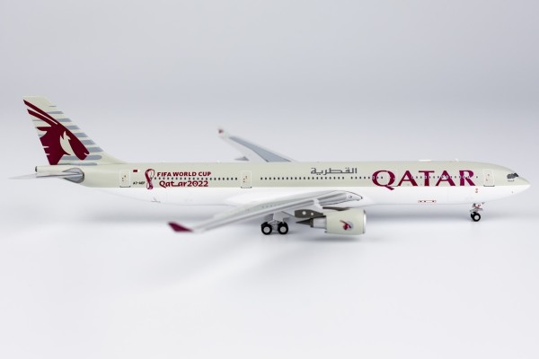 Airbus A330-300 Qatar Airways with "FIFA World Cup Qatar 2022" title A7-AEF Scale 1/400