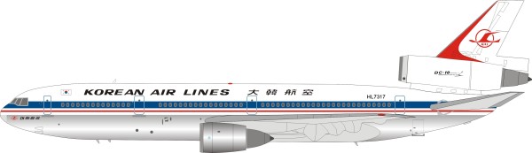 McDonnell Douglas DC-10-30 Korean Air Lines HL7317 Scale 1/200